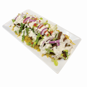 Beef Gyro Over Rice
